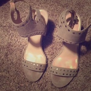 Suede heels